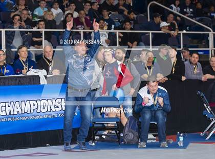 Thumbnail 3 in NYSPHSAA D1 Wrestling Championships (Semifinals 138 -170 lbs) photogallery.