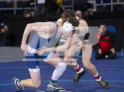 Thumbnail 3 in NYSPHSAA D1 Wrestling Championships (Semifinals 138 -170 lbs) photogallery.