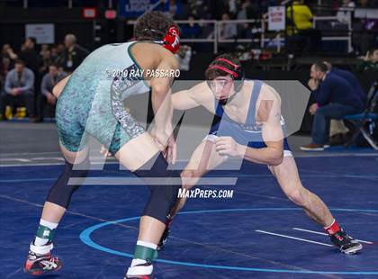 Thumbnail 1 in NYSPHSAA D1 Wrestling Championships (Semifinals 138 -170 lbs) photogallery.