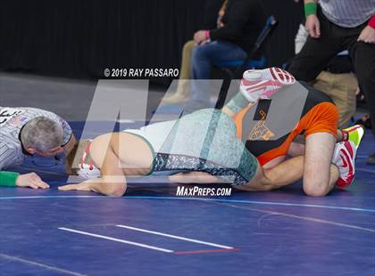Thumbnail 3 in NYSPHSAA D1 Wrestling Championships (Semifinals 138 -170 lbs) photogallery.