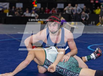 Thumbnail 1 in NYSPHSAA D1 Wrestling Championships (Semifinals 138 -170 lbs) photogallery.