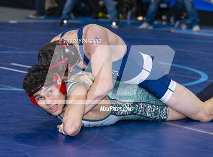 Thumbnail 3 in NYSPHSAA D1 Wrestling Championships (Semifinals 138 -170 lbs) photogallery.