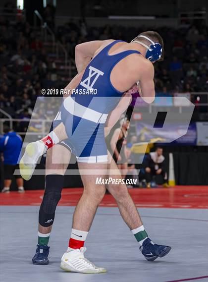 Thumbnail 1 in NYSPHSAA D1 Wrestling Championships (Semifinals 138 -170 lbs) photogallery.