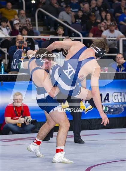 Thumbnail 1 in NYSPHSAA D1 Wrestling Championships (Semifinals 138 -170 lbs) photogallery.