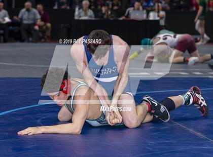 Thumbnail 3 in NYSPHSAA D1 Wrestling Championships (Semifinals 138 -170 lbs) photogallery.