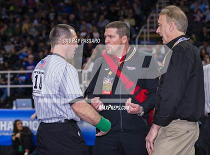 Thumbnail 1 in NYSPHSAA D1 Wrestling Championships (Semifinals 138 -170 lbs) photogallery.