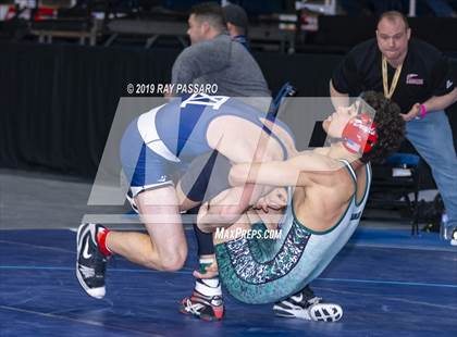 Thumbnail 2 in NYSPHSAA D1 Wrestling Championships (Semifinals 138 -170 lbs) photogallery.