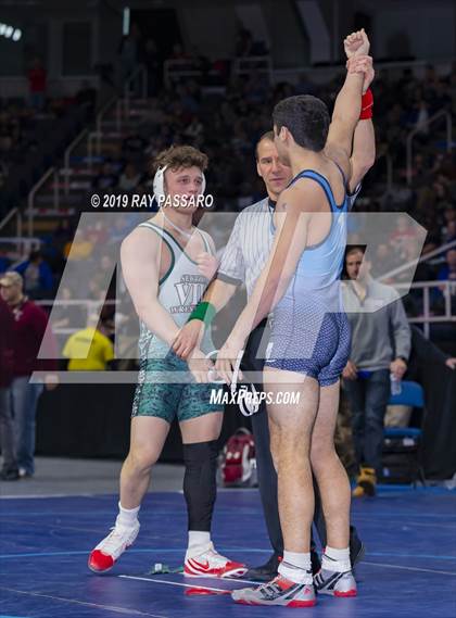 Thumbnail 2 in NYSPHSAA D1 Wrestling Championships (Semifinals 138 -170 lbs) photogallery.