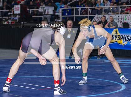 Thumbnail 2 in NYSPHSAA D1 Wrestling Championships (Semifinals 138 -170 lbs) photogallery.