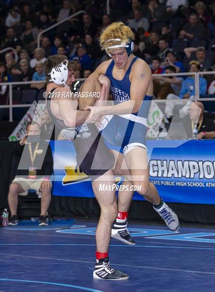 Thumbnail 2 in NYSPHSAA D1 Wrestling Championships (Semifinals 138 -170 lbs) photogallery.