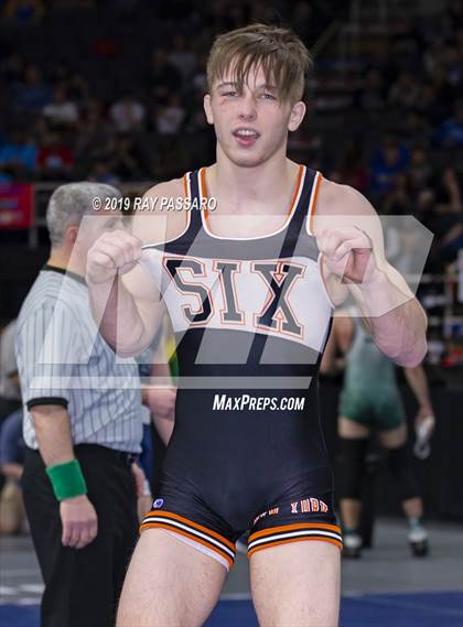 Thumbnail 2 in NYSPHSAA D1 Wrestling Championships (Semifinals 138 -170 lbs) photogallery.