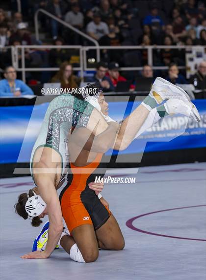 Thumbnail 2 in NYSPHSAA D1 Wrestling Championships (Semifinals 138 -170 lbs) photogallery.