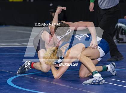 Thumbnail 1 in NYSPHSAA D1 Wrestling Championships (Semifinals 138 -170 lbs) photogallery.