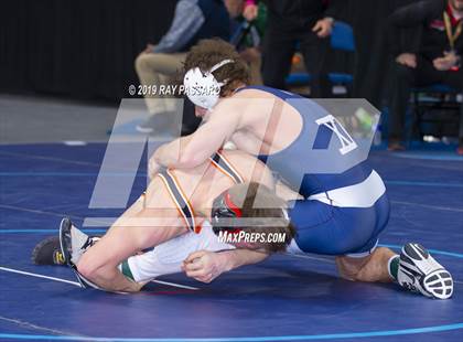 Thumbnail 3 in NYSPHSAA D1 Wrestling Championships (Semifinals 138 -170 lbs) photogallery.