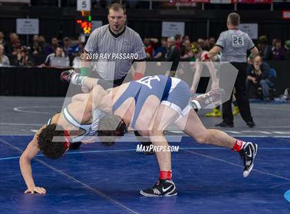 Thumbnail 2 in NYSPHSAA D1 Wrestling Championships (Semifinals 138 -170 lbs) photogallery.