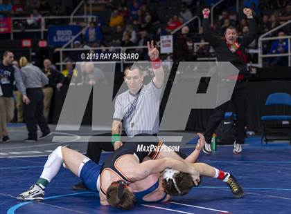 Thumbnail 1 in NYSPHSAA D1 Wrestling Championships (Semifinals 138 -170 lbs) photogallery.