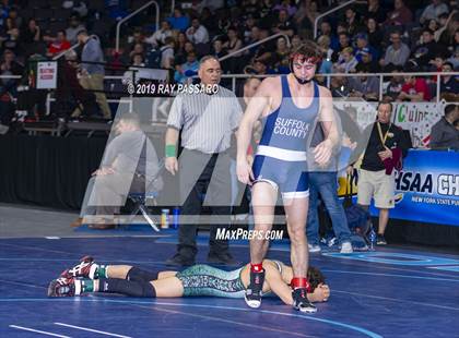 Thumbnail 1 in NYSPHSAA D1 Wrestling Championships (Semifinals 138 -170 lbs) photogallery.