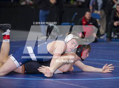 Thumbnail 1 in NYSPHSAA D1 Wrestling Championships (Semifinals 138 -170 lbs) photogallery.