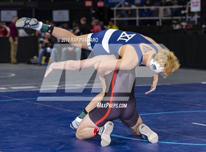 Thumbnail 2 in NYSPHSAA D1 Wrestling Championships (Semifinals 138 -170 lbs) photogallery.