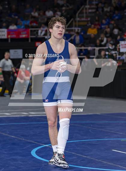 Thumbnail 1 in NYSPHSAA D1 Wrestling Championships (Semifinals 138 -170 lbs) photogallery.