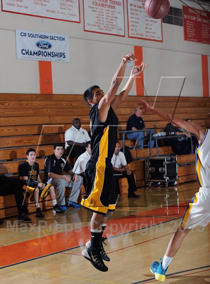 Thumbnail 3 in Holy Martyrs Armenian vs. Bosco Tech  (Pasadena Poly Tournament) photogallery.