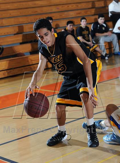 Thumbnail 3 in Holy Martyrs Armenian vs. Bosco Tech  (Pasadena Poly Tournament) photogallery.