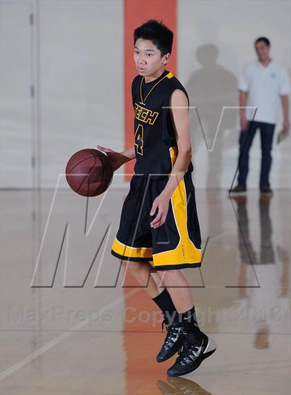Thumbnail 3 in Holy Martyrs Armenian vs. Bosco Tech  (Pasadena Poly Tournament) photogallery.