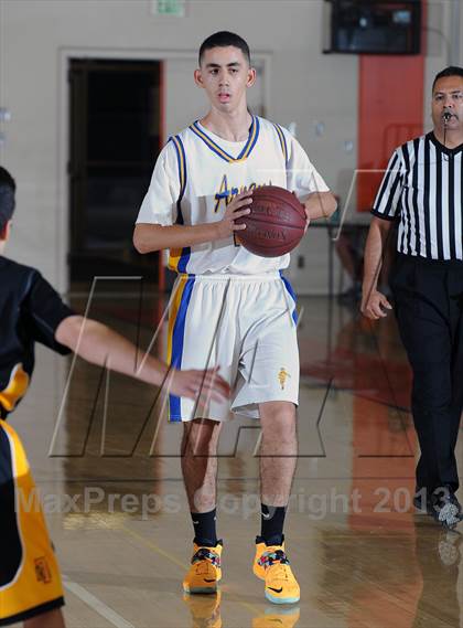 Thumbnail 1 in Holy Martyrs Armenian vs. Bosco Tech  (Pasadena Poly Tournament) photogallery.