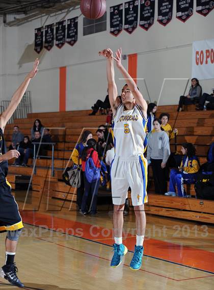 Thumbnail 3 in Holy Martyrs Armenian vs. Bosco Tech  (Pasadena Poly Tournament) photogallery.