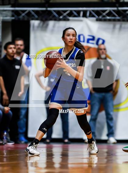 Thumbnail 3 in Caruthers vs. Sierra Pacific (CIF D4 Central Section Championship) photogallery.