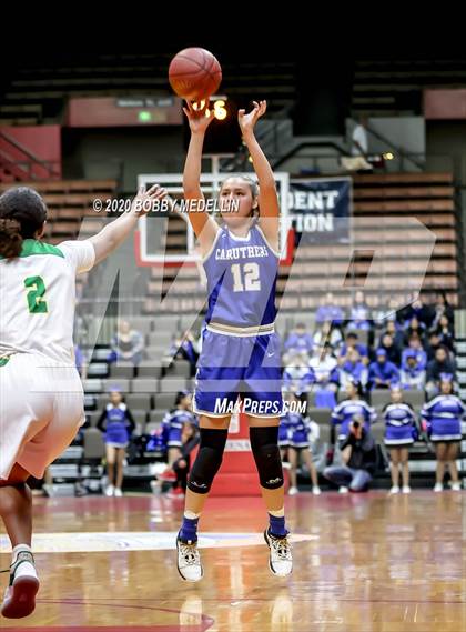 Thumbnail 2 in Caruthers vs. Sierra Pacific (CIF D4 Central Section Championship) photogallery.