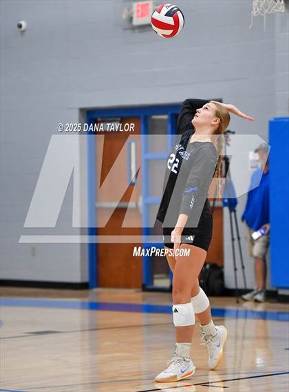 Thumbnail 2 in Garner vs Decatur (2025 Brock Showcase Varsity Volleyball Tournament) photogallery.