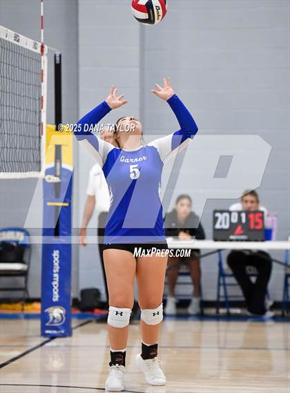 Thumbnail 1 in Garner vs Decatur (2025 Brock Showcase Varsity Volleyball Tournament) photogallery.