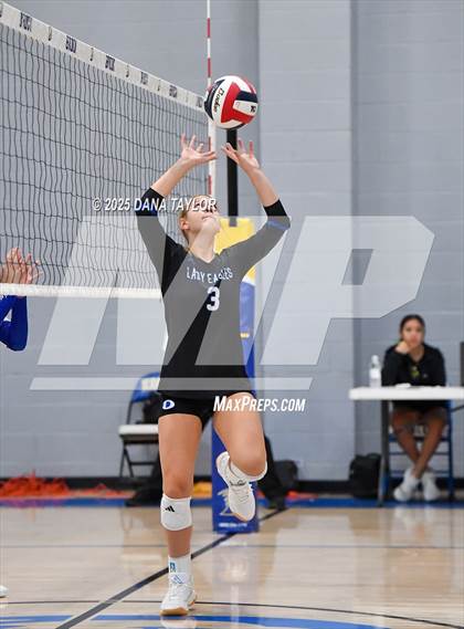 Thumbnail 3 in Garner vs Decatur (2025 Brock Showcase Varsity Volleyball Tournament) photogallery.