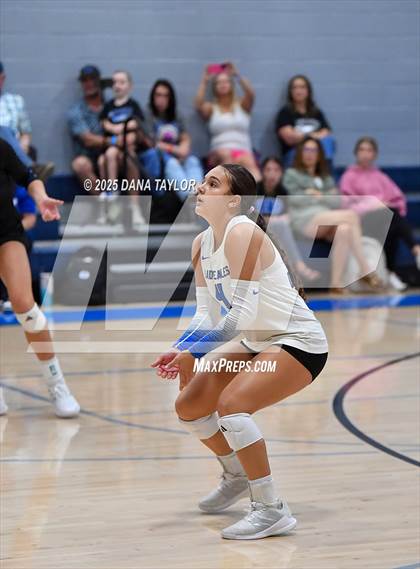 Thumbnail 3 in Garner vs Decatur (2025 Brock Showcase Varsity Volleyball Tournament) photogallery.