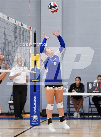 Thumbnail 3 in Garner vs Decatur (2025 Brock Showcase Varsity Volleyball Tournament) photogallery.