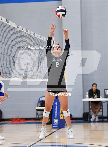 Thumbnail 1 in Garner vs Decatur (2025 Brock Showcase Varsity Volleyball Tournament) photogallery.