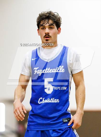 Thumbnail 2 in Wayne Preparatory Academy vs Fayetteville Christian (Veterans Showcase 2025) photogallery.