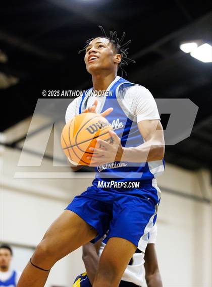 Thumbnail 2 in Wayne Preparatory Academy vs Fayetteville Christian (Veterans Showcase 2025) photogallery.