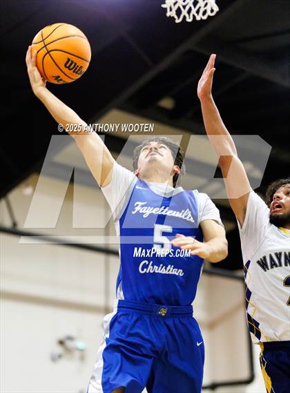 Thumbnail 3 in Wayne Preparatory Academy vs Fayetteville Christian (Veterans Showcase 2025) photogallery.