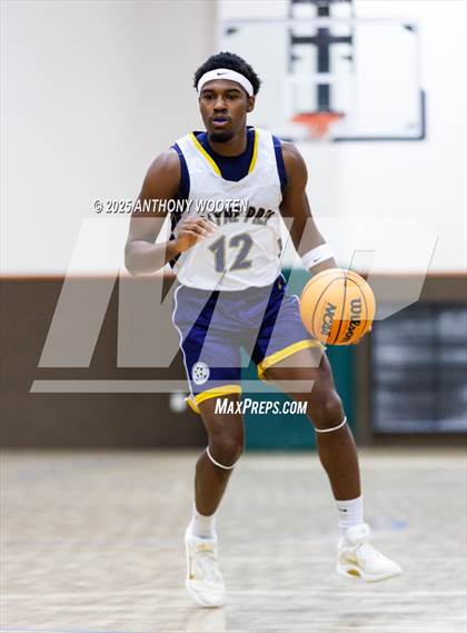 Thumbnail 2 in Wayne Preparatory Academy vs Fayetteville Christian (Veterans Showcase 2025) photogallery.