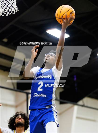 Thumbnail 3 in Wayne Preparatory Academy vs Fayetteville Christian (Veterans Showcase 2025) photogallery.