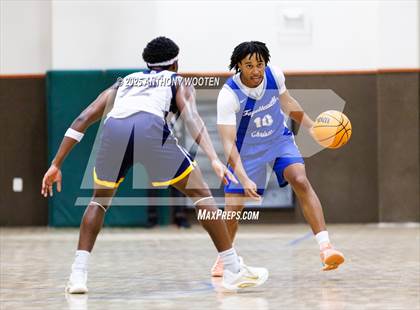 Thumbnail 2 in Wayne Preparatory Academy vs Fayetteville Christian (Veterans Showcase 2025) photogallery.