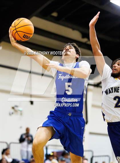 Thumbnail 2 in Wayne Preparatory Academy vs Fayetteville Christian (Veterans Showcase 2025) photogallery.
