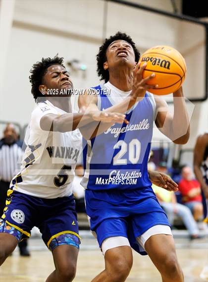 Thumbnail 1 in Wayne Preparatory Academy vs Fayetteville Christian (Veterans Showcase 2025) photogallery.