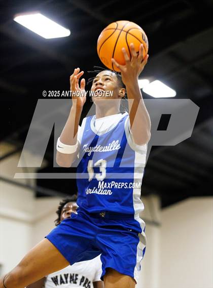 Thumbnail 3 in Wayne Preparatory Academy vs Fayetteville Christian (Veterans Showcase 2025) photogallery.