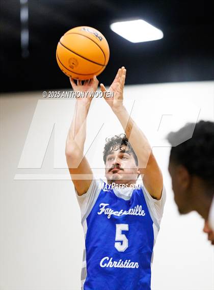 Thumbnail 3 in Wayne Preparatory Academy vs Fayetteville Christian (Veterans Showcase 2025) photogallery.