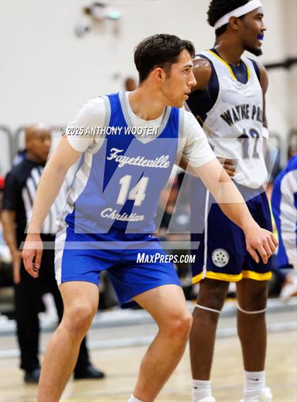 Thumbnail 2 in Wayne Preparatory Academy vs Fayetteville Christian (Veterans Showcase 2025) photogallery.