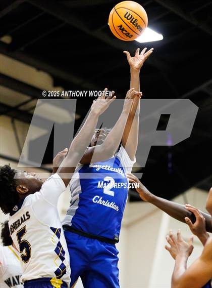 Thumbnail 2 in Wayne Preparatory Academy vs Fayetteville Christian (Veterans Showcase 2025) photogallery.