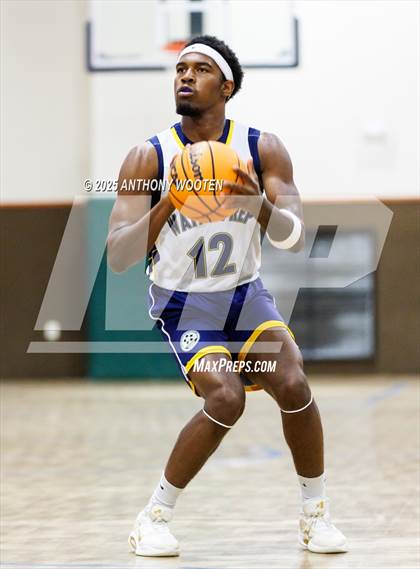 Thumbnail 1 in Wayne Preparatory Academy vs Fayetteville Christian (Veterans Showcase 2025) photogallery.